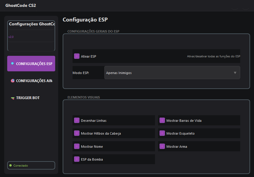 GhostCode CS2 Interface